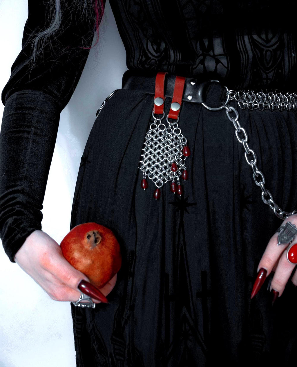 Pomegranate Blood chatelaine
