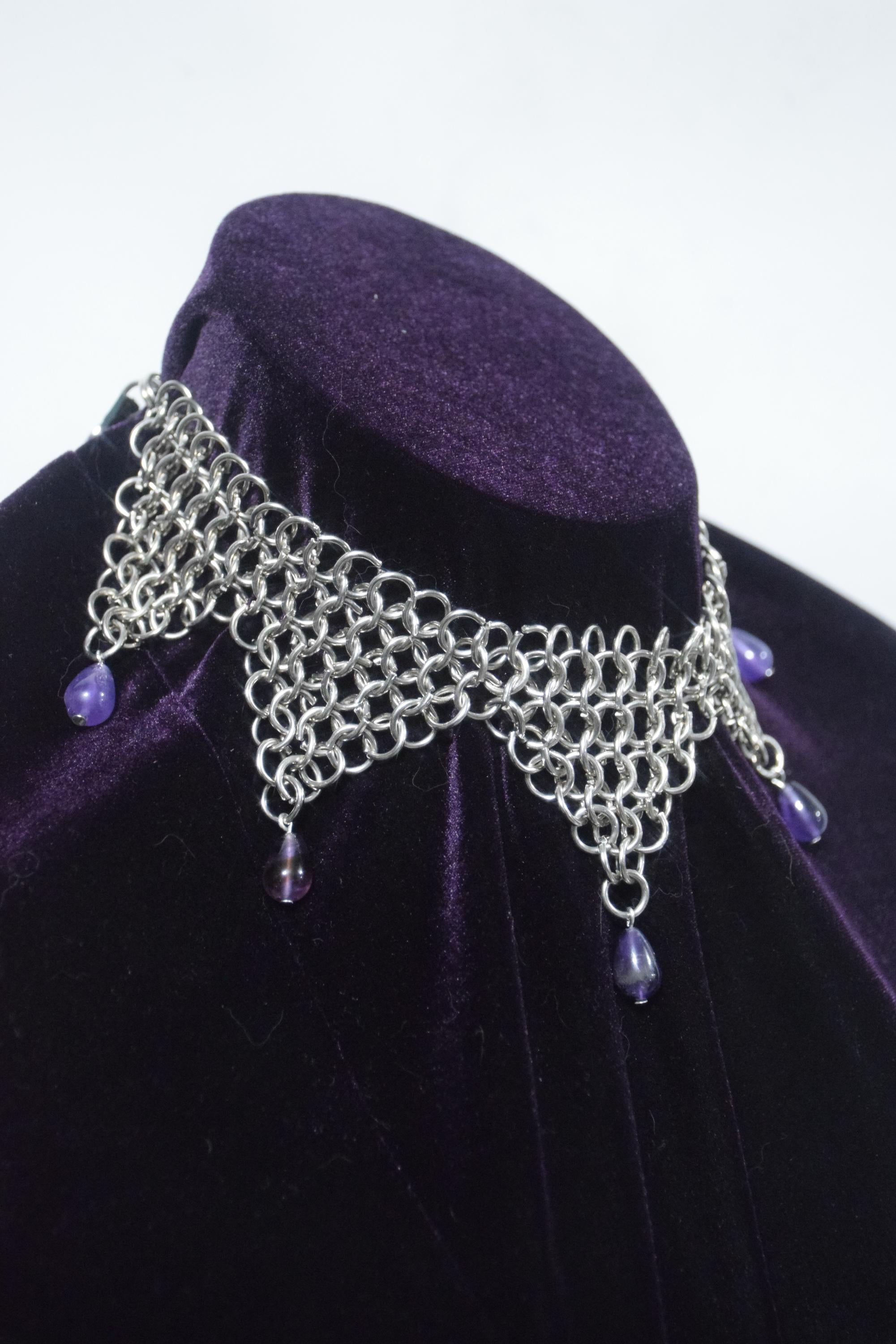 VESPER amethyst necklace