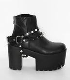 Spiked Leather Shoe Harness