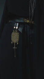 MORGENSTERN CHATELAINE: sword & flail ball