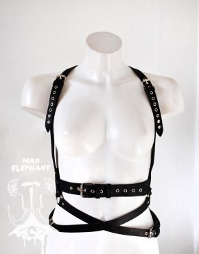 chest harness leather
