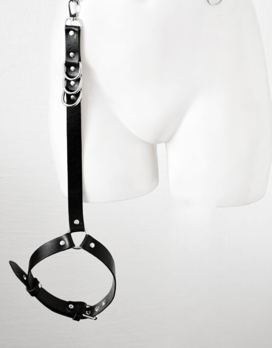 christmas garter belt Black Leather Garter Belts for Women for sale main image 1