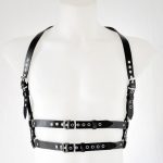 body harness for man made of genuine leather