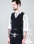 leather suspender harness men