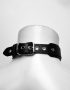 buckle choker made of real leather for all genders