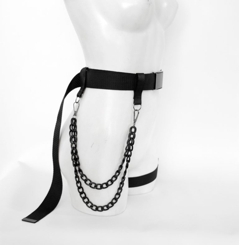 chain waist harness belt