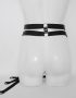 adjustable waist belt with long straps and fastex buckle